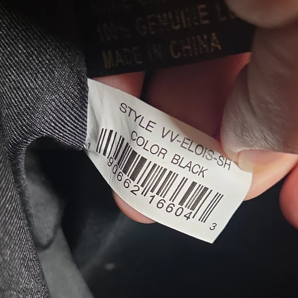 Vince Camuto Black Suede Leather Shoulder Bag with Gold Chain - Picture 5 of 16